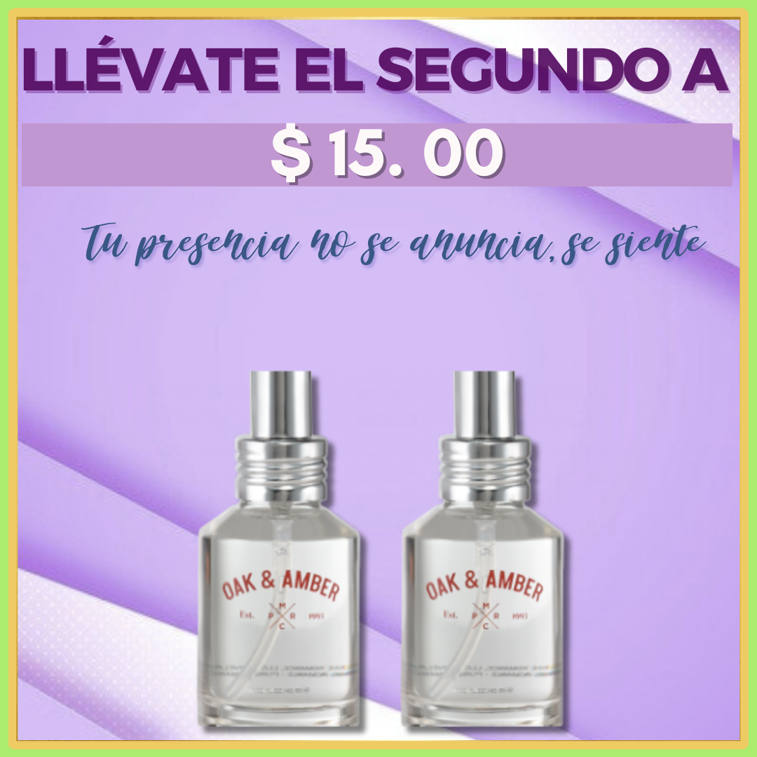 DOBLE PACK PERFUMES HOMBRE - Compra 1 y llévate el segundo en $15