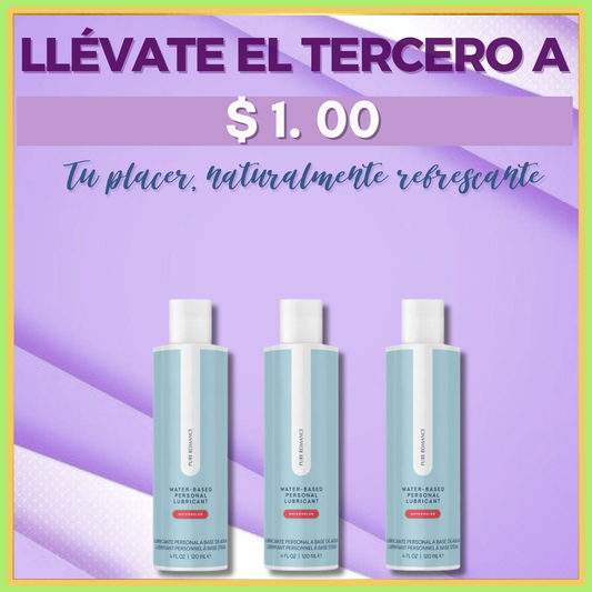 Water based personal lubricant - Compra 2 y Llévate el Tercero a $1