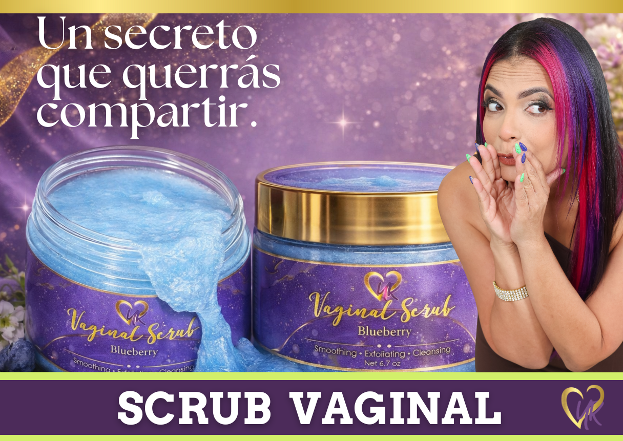 Renueva tu confianza: El secreto de la suavidad con Vaginal Scrub YR Blueberry