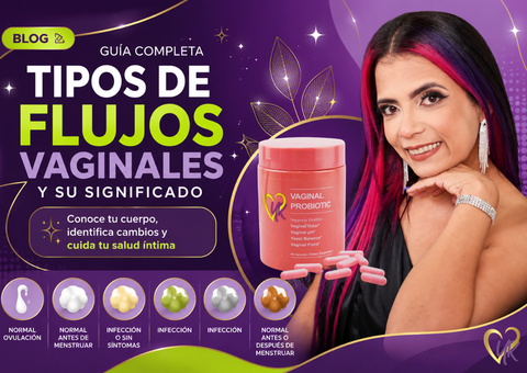 💧 Tipos de flujos vaginales y su significado