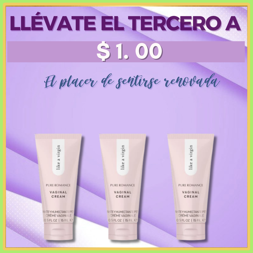 Trio Pack de Like a Virgin Compra 2 y Llévate el Tercero en $1