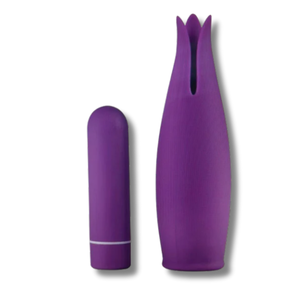 Vibrating Massager With Petal Ticklers
