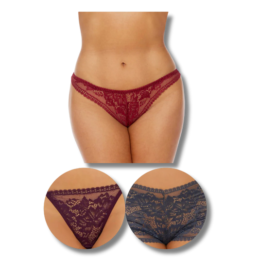 Hollywood Hues Brazilian Panty Set - Bikiny
