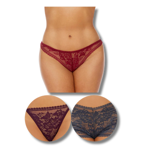 Hollywood Hues Brazilian Panty Set - Bikiny