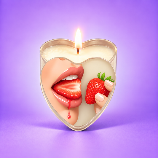 Vela Comestible 3-en-1 – Strawberry / Fresa 🍓