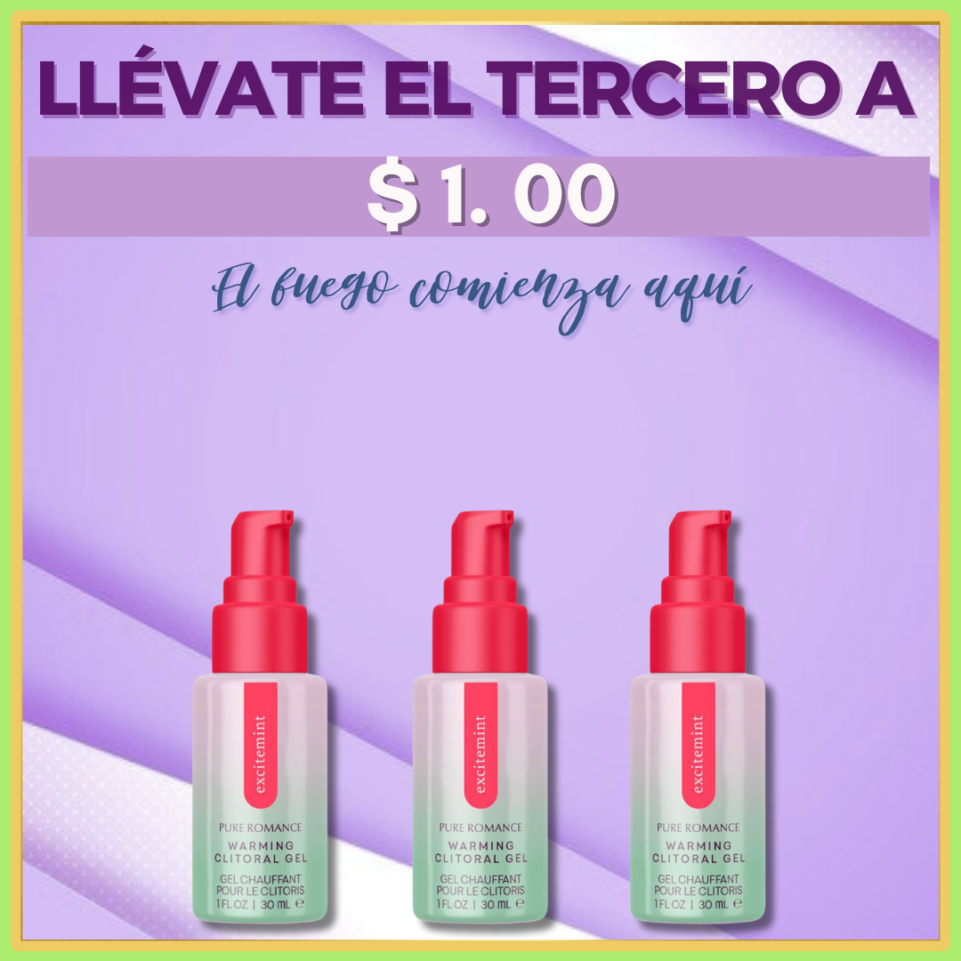 Trio Pack de Excitemint - Compra 2 y llévate el tercero a $1.00
