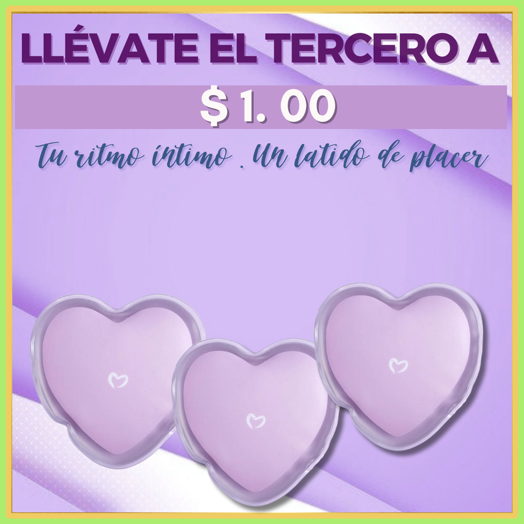 Trio Pack de Heart Massager - Compra 2 y llévate el tercero a $1.00
