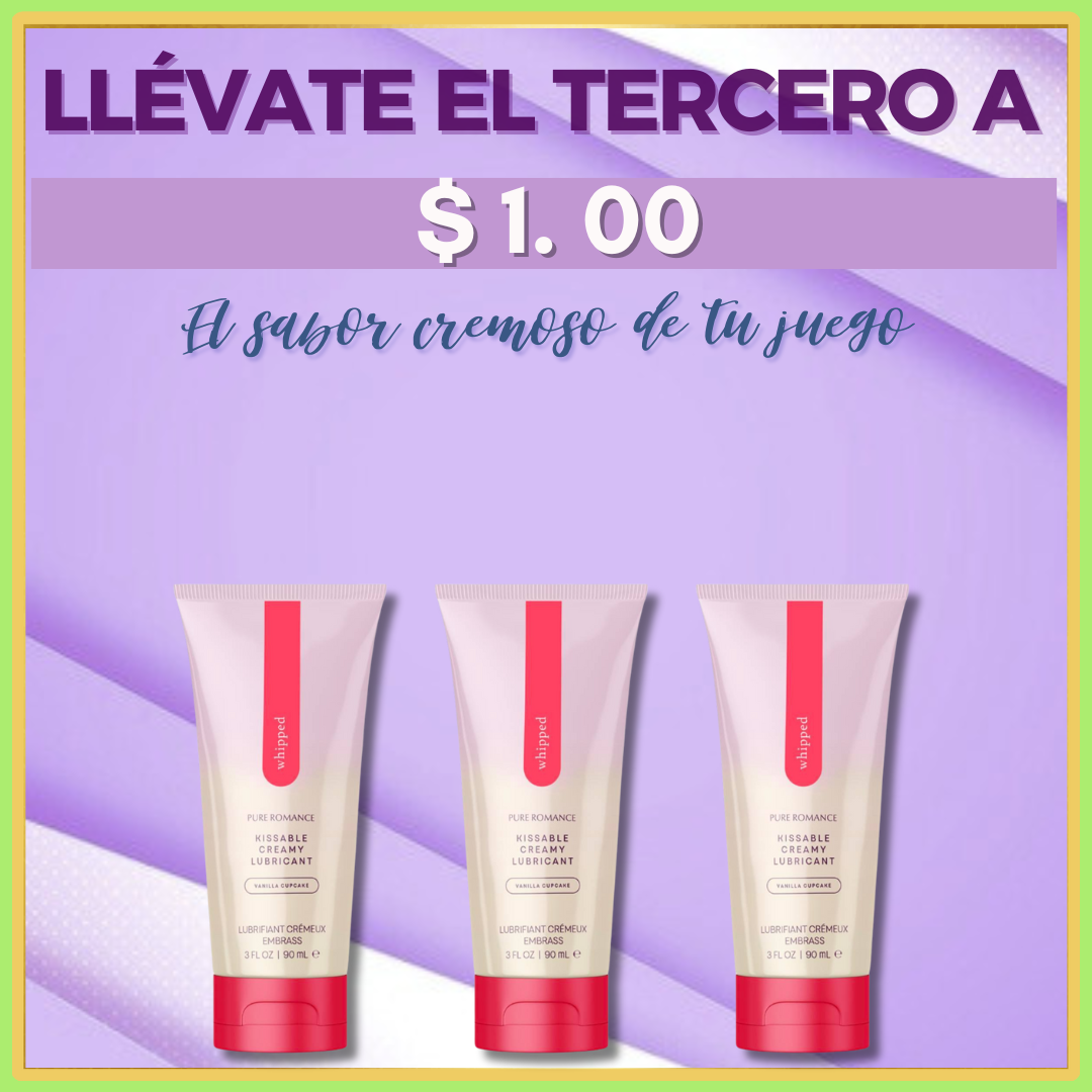 Trio Pack de Whipped - Compra 2 y llévate el tercero a $1.00