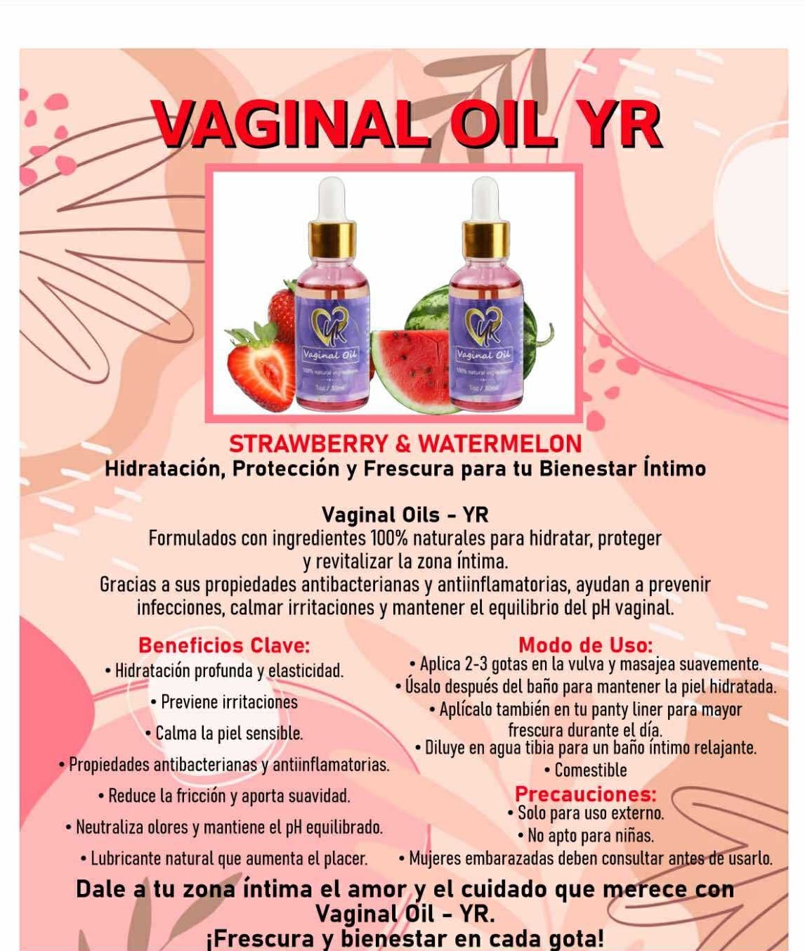 Vaginal Oil Watermelon YR