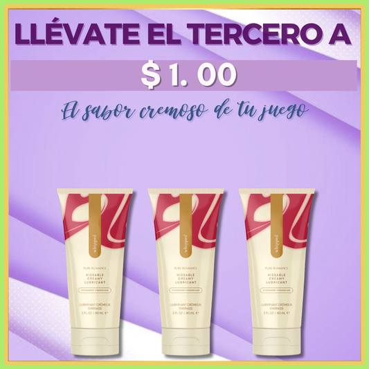 Trio Pack de Whipped - Compra 2 y llévate el tercero a $1.00