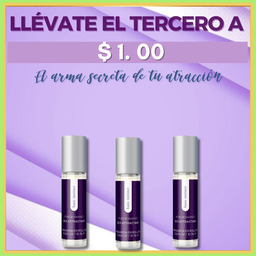 TRIO PACK DE BASIC INSTINCT -  Compra 2 y llévate el tercero en $1