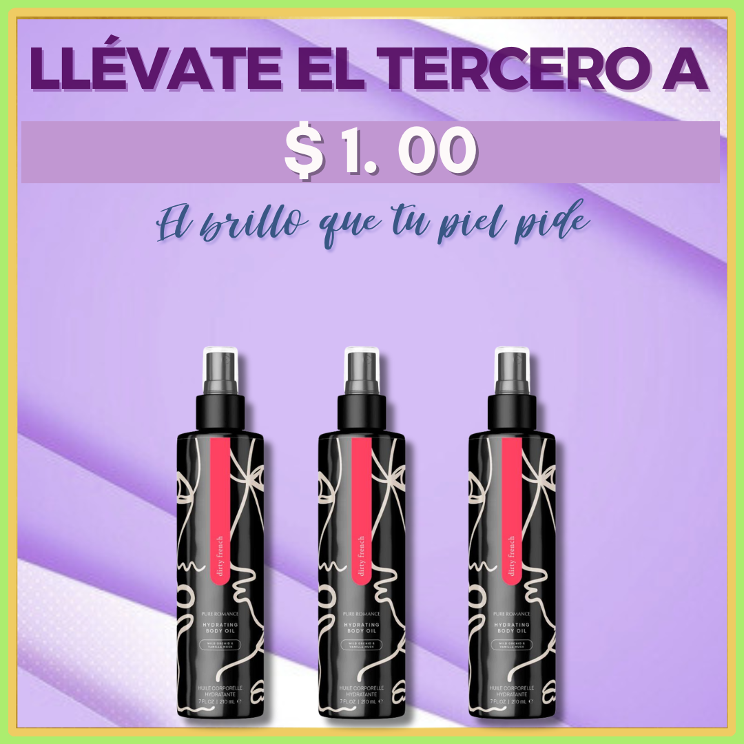 TRIO PACK DE BODY DEW -  Compra 2 y llévate el tercero en $1