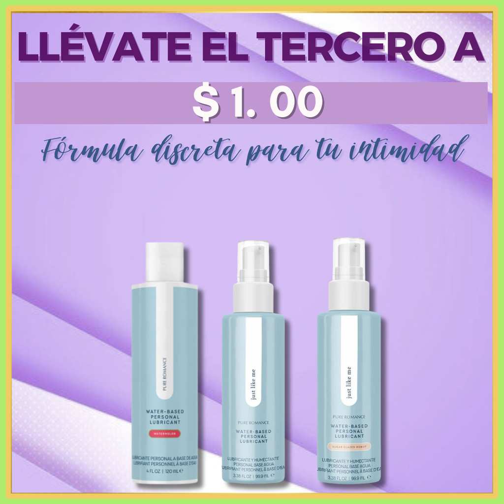 Water based personal lubricant - Compra 2 y Llévate el Tercero a $1