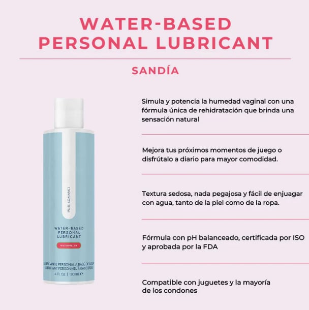 Water-Based Personal Lubricant - Watermelon