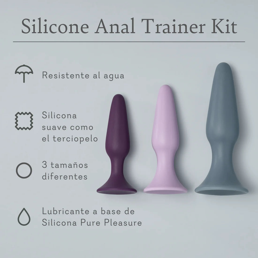 Silicone Anal Trainer Kit