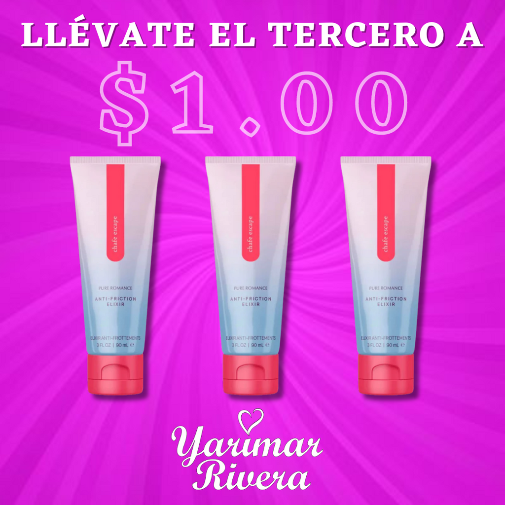 TRIO PACK CHAFE ESCAPE - Compra 2 y el Segundo en $1