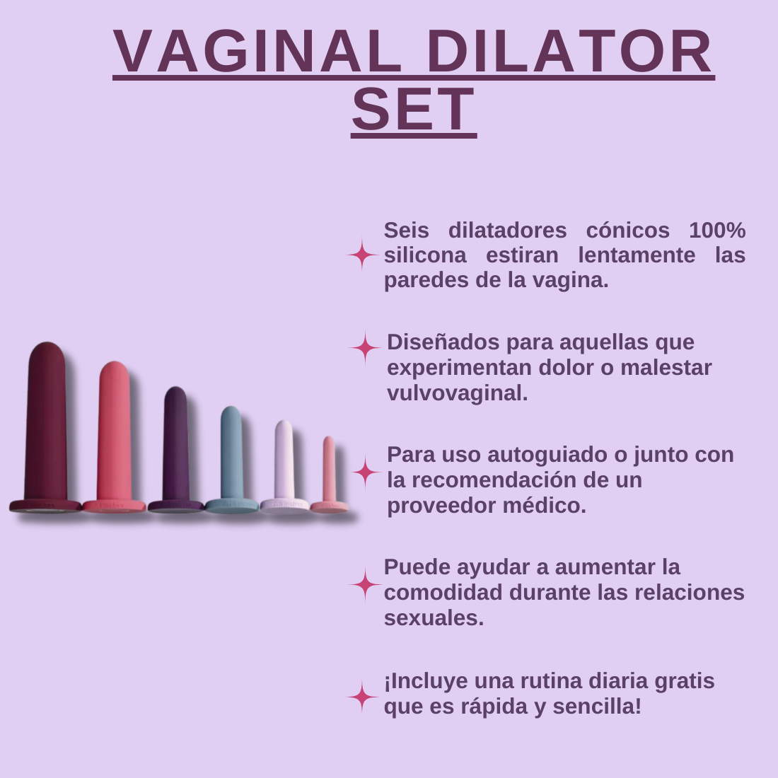 Vaginal dilator set