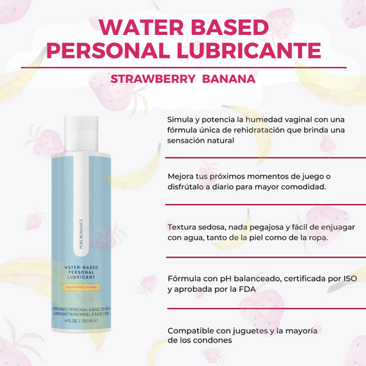 Water-Based Personal Lubricant - Strawberry Banana