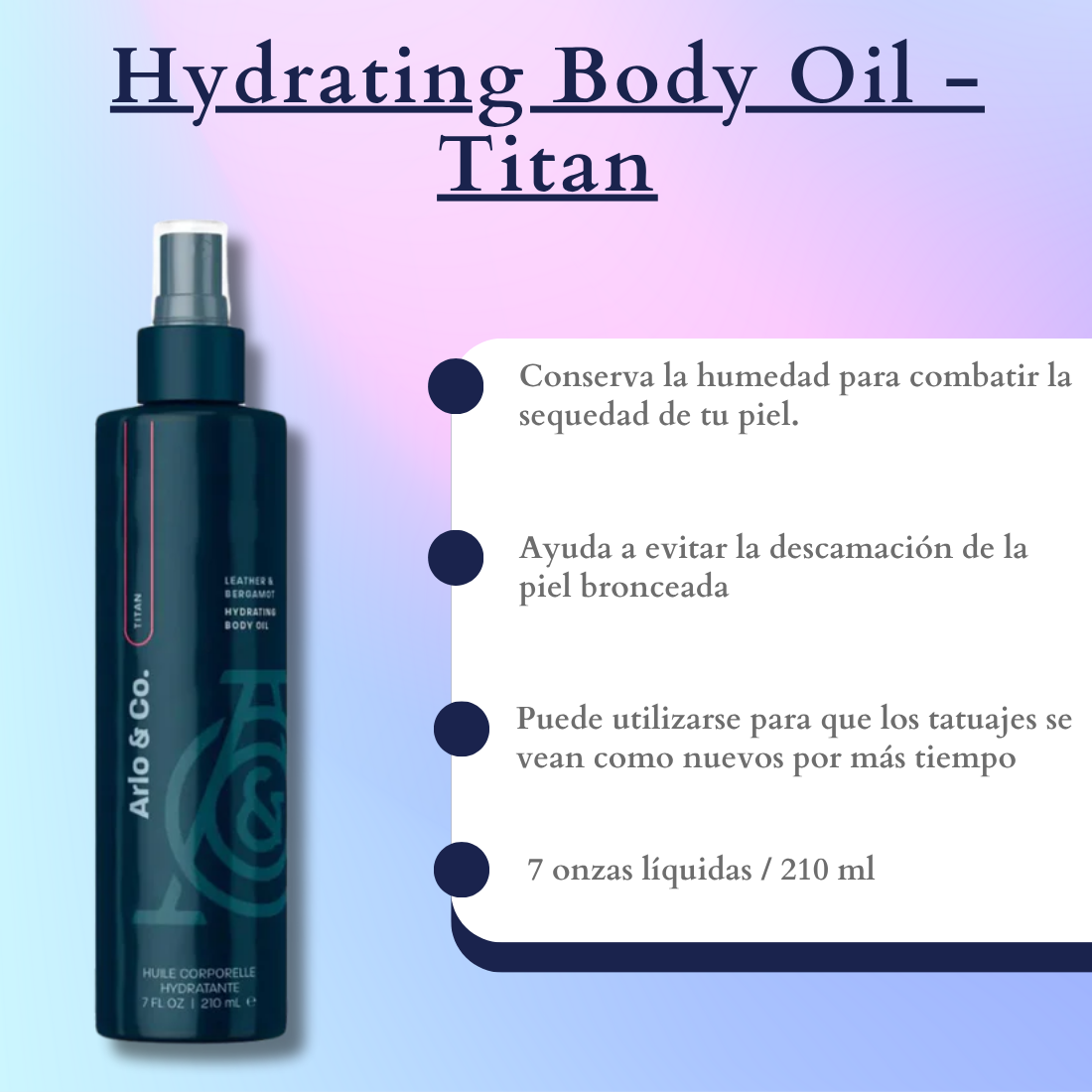 Hydrating Body Oil - Titan