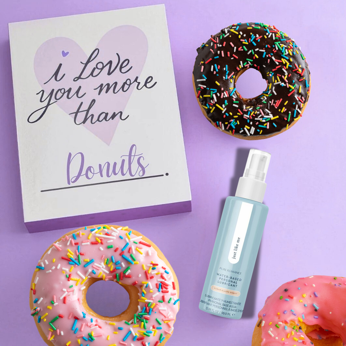 WATER BASED PERSONAL LUBRICANT - SUGAR GLAZED DONUT