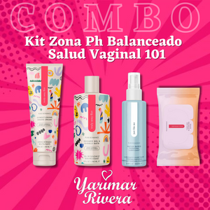 Kit Zona PH Balanceado Salud Vaginal 101