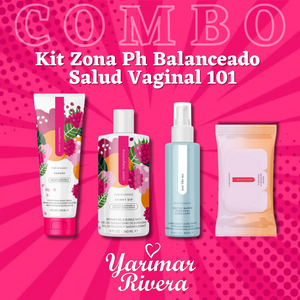 Kit Zona PH Balanceado Salud Vaginal 101