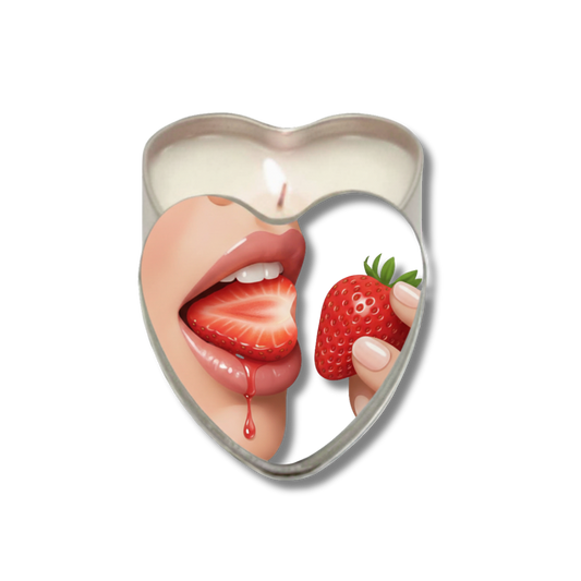 Vela Comestible 3-en-1 – Strawberry / Fresa 🍓