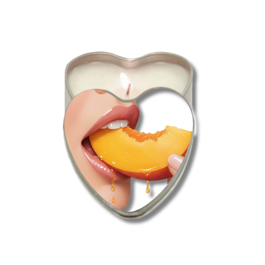 Vela Comestible 3-en-1 – Peach / Durazno 🍑