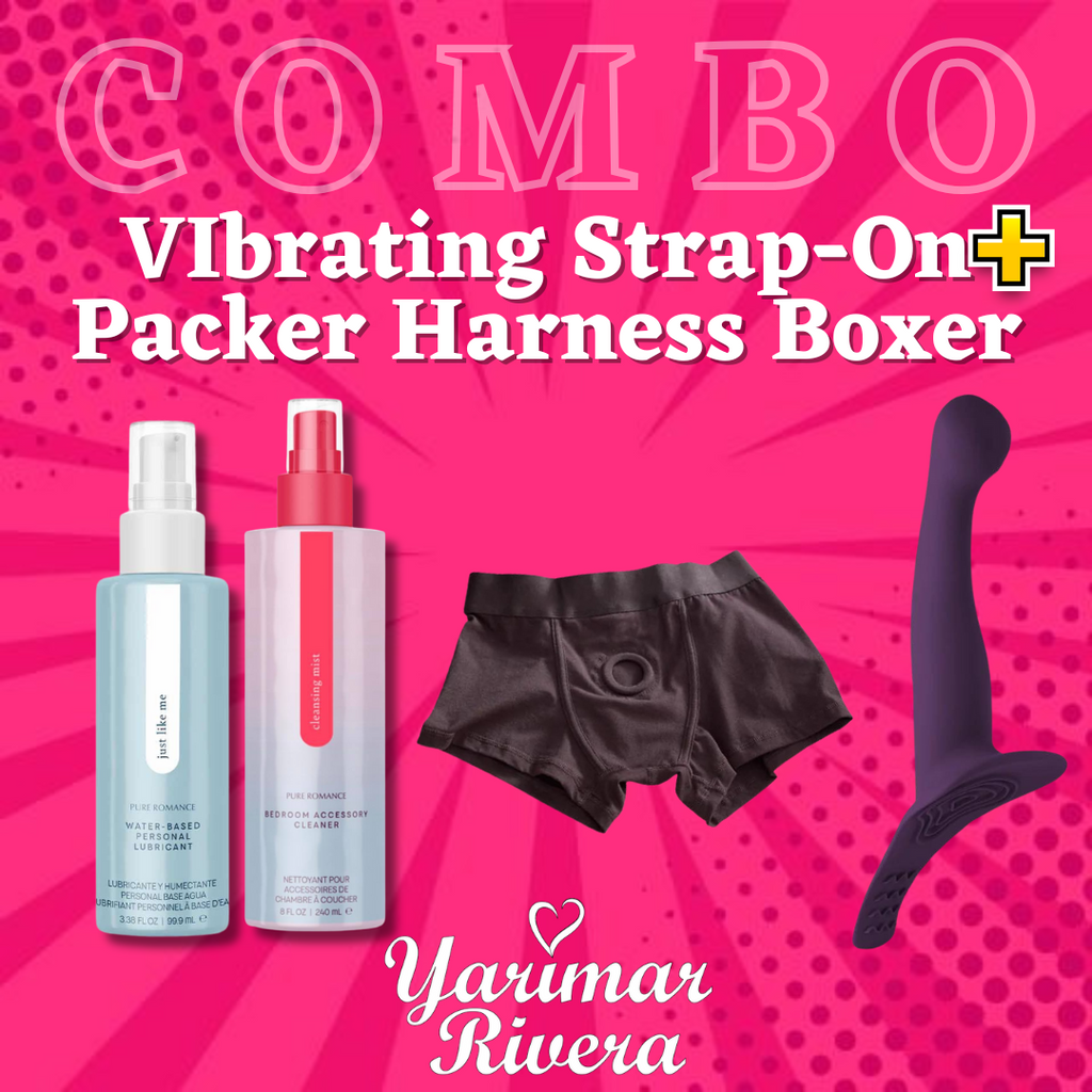 Vibrating Strap-On + Packer Harness Boxer