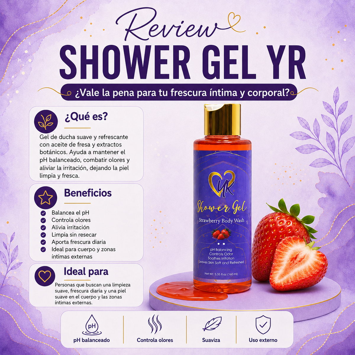 Shower Gel YR- Strawberry