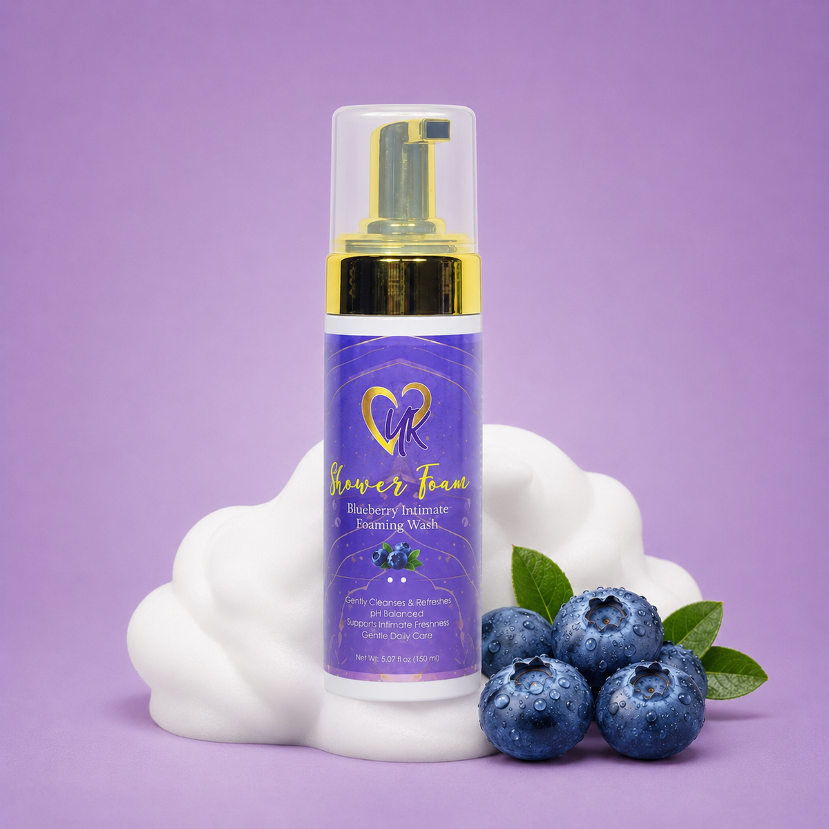 Shower Foam YR - Blueberry